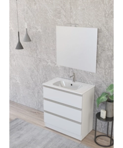 MOBILE BAGNO "CANOVA" BIANCO OPACO, 80 CM